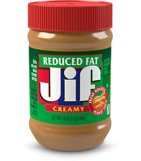 Jif کره بادام زمینی کم چربی کرمی جیف