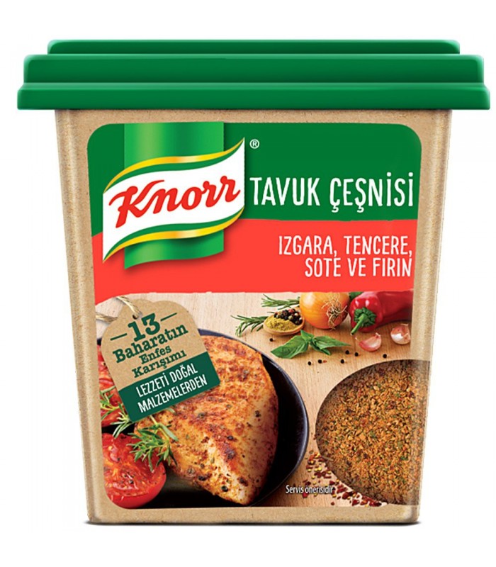 Knorr ادویه مخصوص مرغ 120 گرمی کنور
