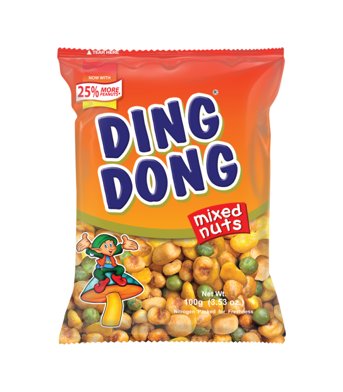 Ding Dong آجیل هندی مخلوط 100 گرمی دینگ دانگ
