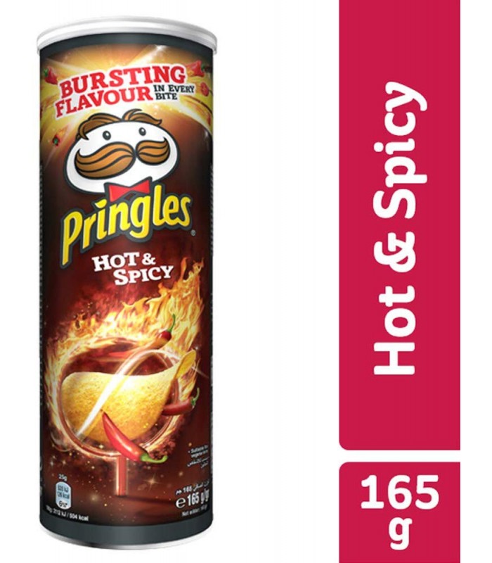 Pringles چیپس هات و اسپایسی 165 گرمی پرینگلز