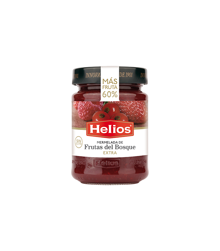 Helios مربای بدون قند و بدون گلوتن میوه های جنگلی 280 گرمی هلیوس