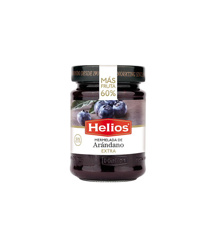 Helios مربای بدون قند و بدون گلوتن بلوبری 280 گرمی هلیوس