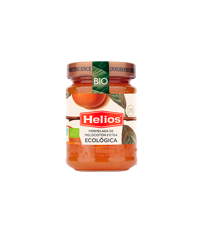 Helios مربای ارگانیک بدون گلوتن هلو 280 گرمی هلیوس
