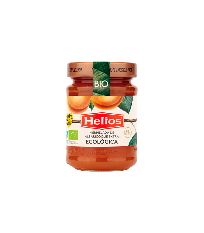 Helios مربای ارگانیک بدون گلوتن زردآلو 280 گرمی هلیوس