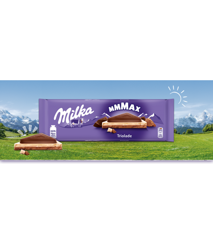 Milka شکلات مکس تریولید 280 گرمی میلکا