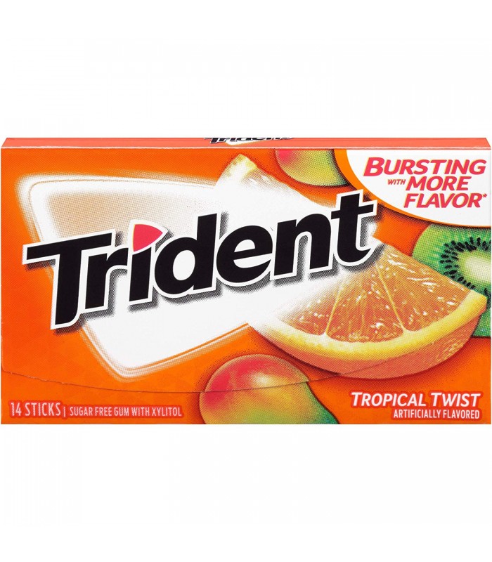 Trident آدامس پرتقال کیوی تریدنت