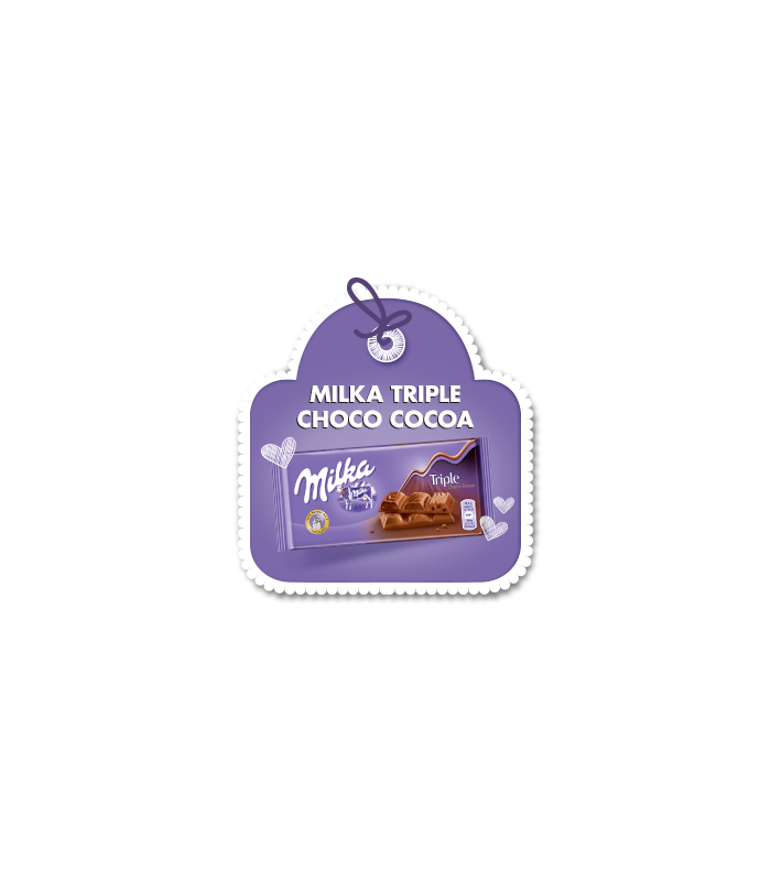 Milka شکلات شیری تریپل چوکو کاکاو 100 گرمی میلکا