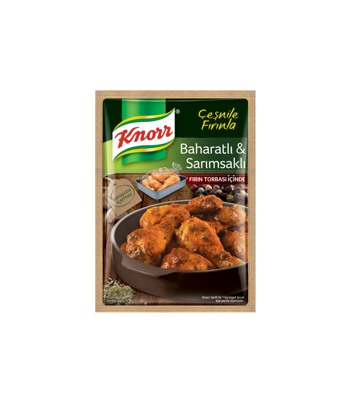 Knorr کیسه پخت مرغ همراه با ادویه مخصوص 37 گرمی کنور