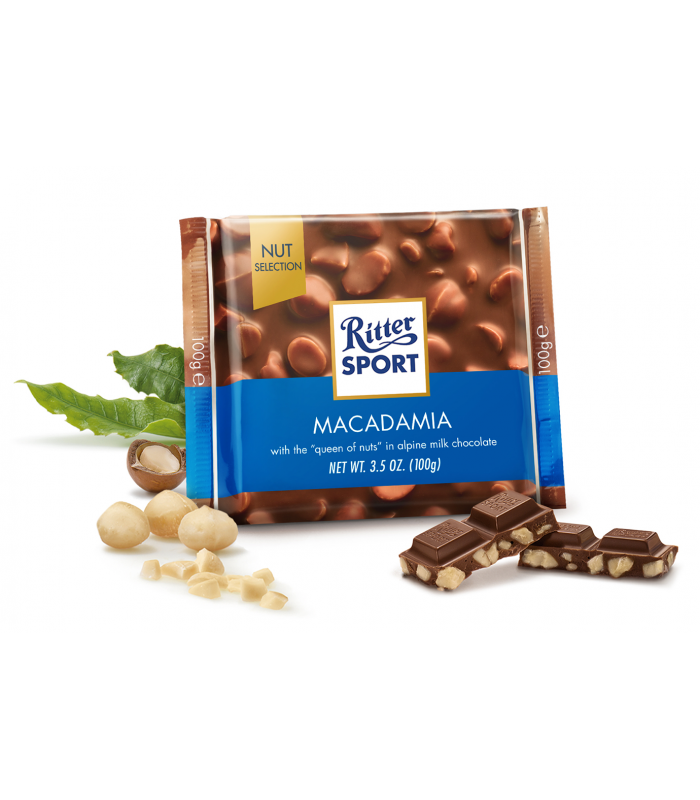 Ritter Sport شکلات ماکادامیا 100 گرمی ریتر اسپرت