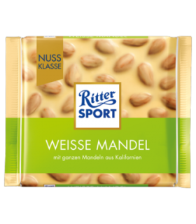 Ritter Sport شکلات سفید بادام 100 گرمی ریتر اسپرت