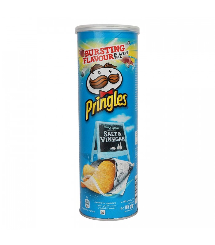 Pringles چیپس سرکه و نمک 165 گرمی پرینگلز