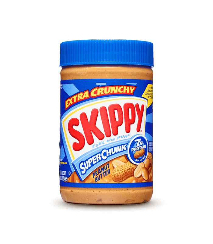 Skippy کره بادام زمینی سوپر چانک کم چربی و بدون گلوتن  462 گرمی اسکیپی