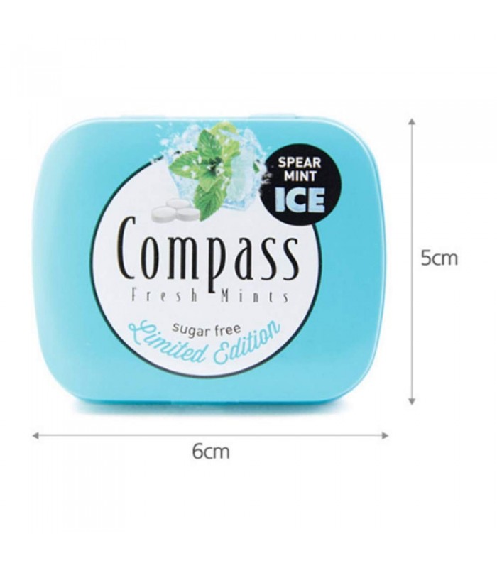 Compass قرص خوشبو کننده دهان نعنای یخی 50 عددی کامپس