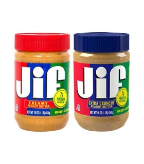 Jif پک 2 عددی کره بادام زمینی کرانچی و کره بادام زمینی کرمی جیف