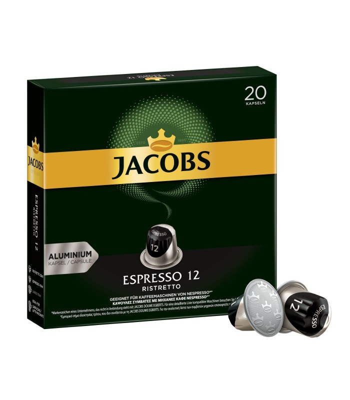Jacobs کپسول قهوه اسپرسو 12 ریسترتو 20 عددی جاکوبز
