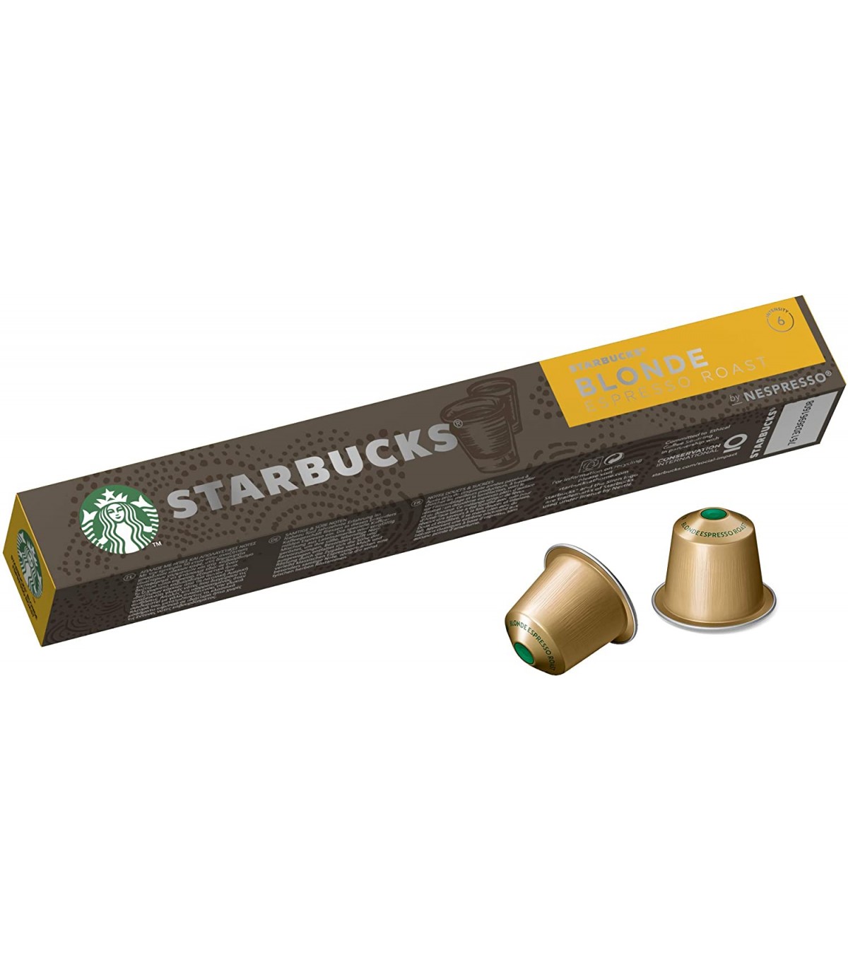 STARBUCKS کپسول قهوه نسپرسو بلوند اسپرسو رست استارباکس