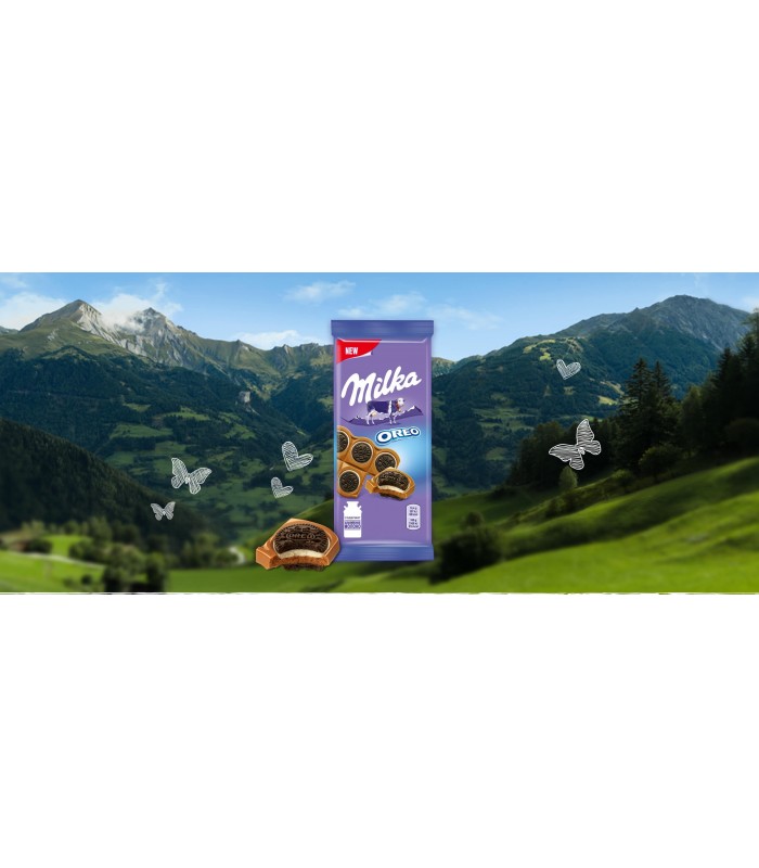Milka شکلات شیری اورئو 92 گرمی میلکا
