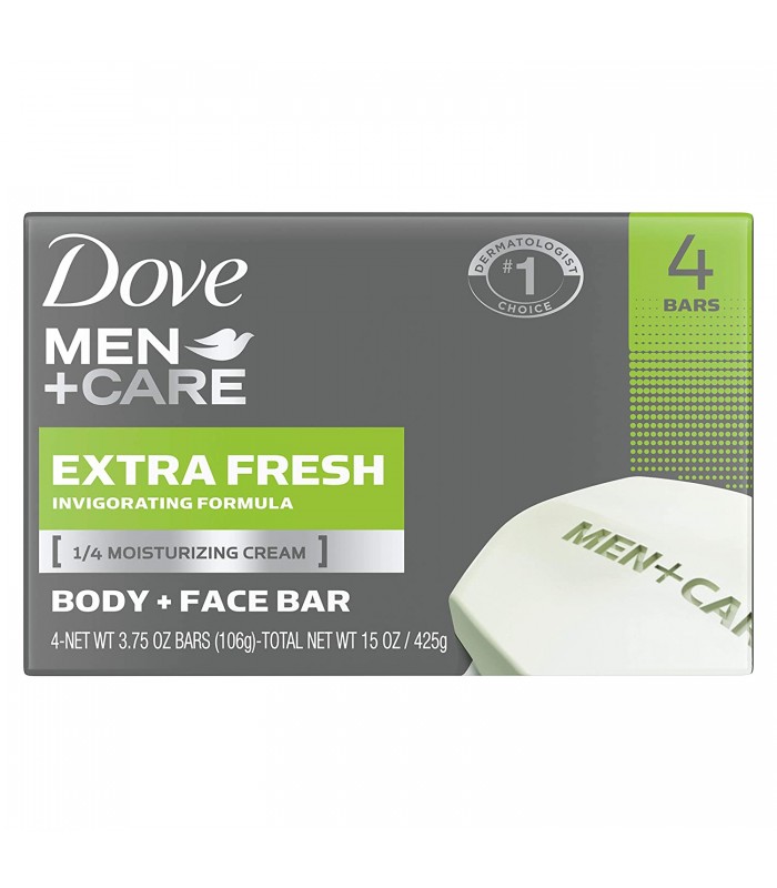 Dove پک 4 عددی صابون مراقبت مردانه اکسترا فرش 100 گرمی داو