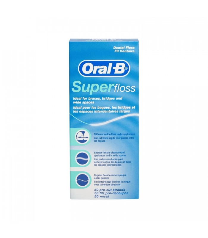 Oral B نخ دندان ارتودنسی سوپر فلاس اورال بی