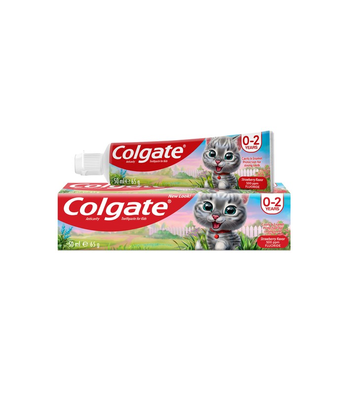 Colgate خمیر دندان کودک ضد پلاک 0 تا 2 سال 50 میل کلگیت