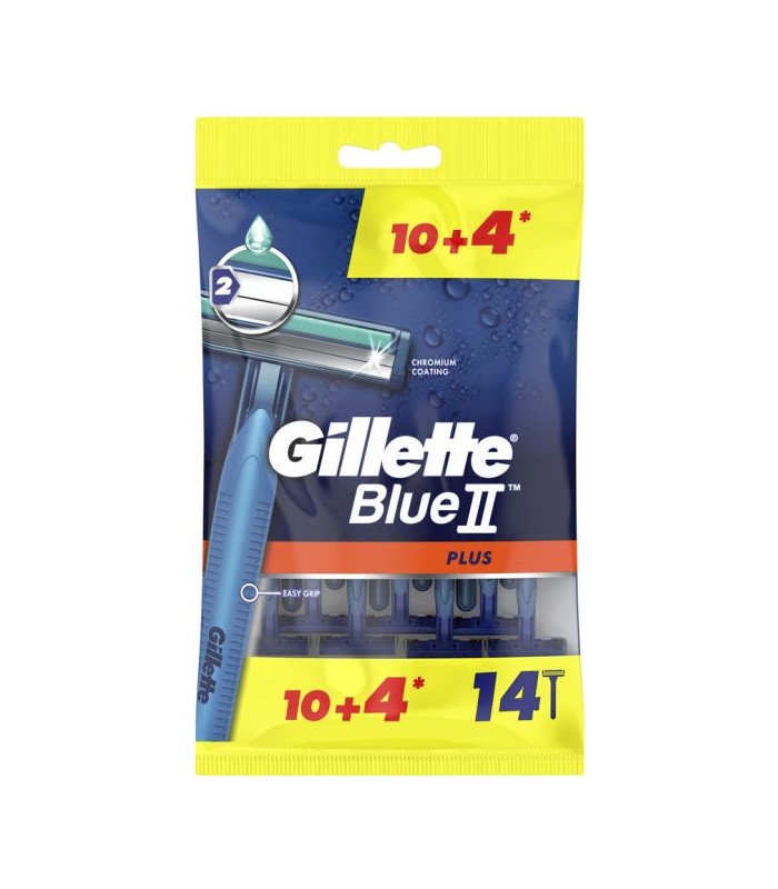 Gillette خودتراش بلو تو پلاس سه تیغه 14 عددی ژیلت