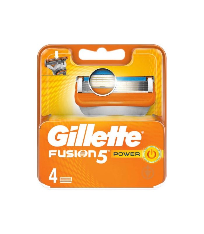 Gillette تیغ یدک خودتراش فیوژن فایو پاور 4 عددی ژیلت