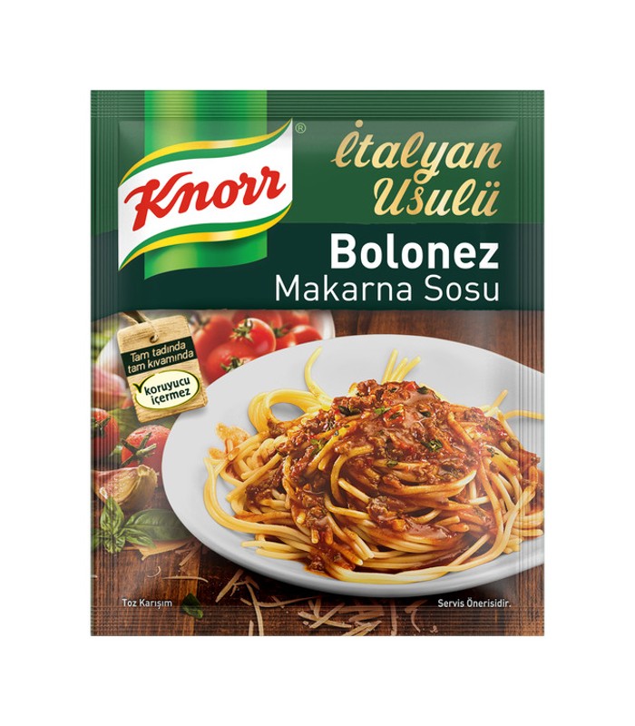 Knorr سس آماده پاستا گوجه فرنگی 52 گرمی کنور