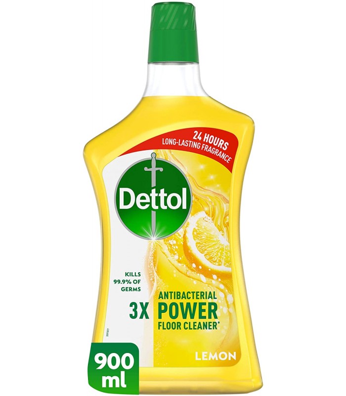 Dettol تمیز کننده کف و سطوح آنتی باکتریال لیمو 900 میلی لیتری دتول