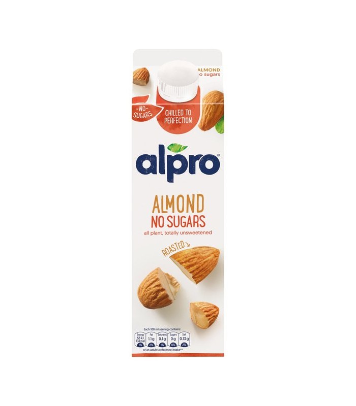 Alpro شیر بادام بدون شکر 1 لیتری آلپرو