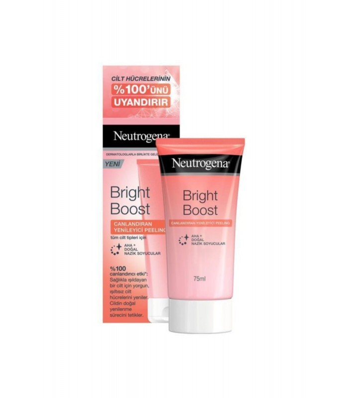 خرید Neutrogena ژل لایه بردار ضد لک و روشن کننده برایت بوست 75 میل نوتروژینا